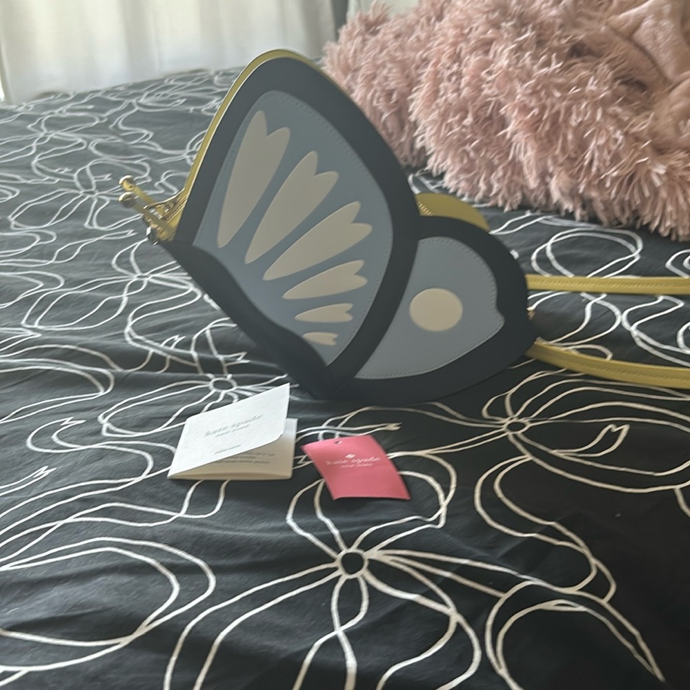 kate spade butterfly purse